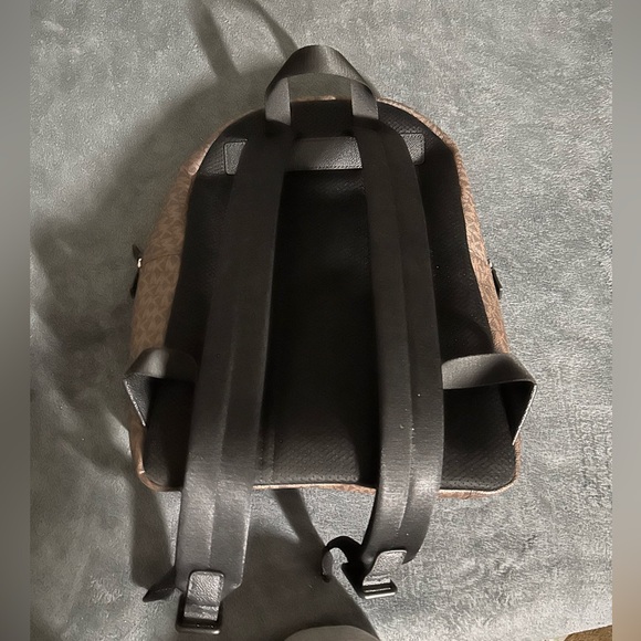 Michael Kors Greyson Monogram Backpack - Brown and Black - Picture 3 of 10